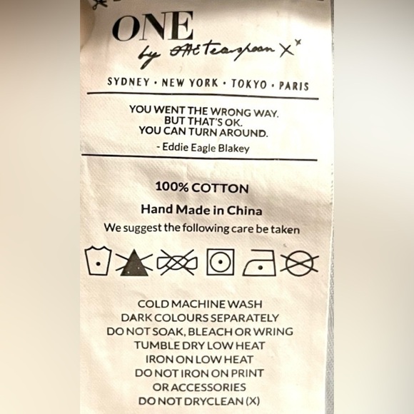 One Teaspoon: Cotton Denim Shorts - Picture 4 of 5